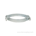 Carbon steel zn plated double bolt hose clamp